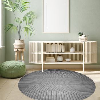 Tapis NAO rond gris