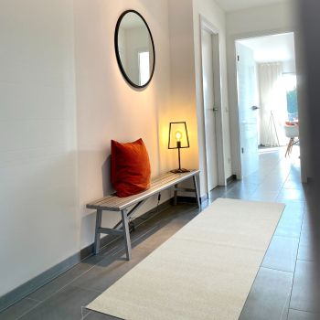 Tapis de couloir PALMO crème