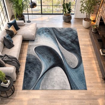 Tapis MADILA bleu