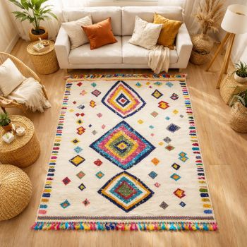 Tapis OURIKA MK 04 ivoire