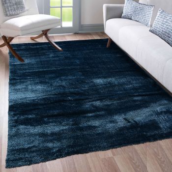 Tapis LULEA bleu