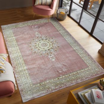 Tapis VALORA rose, beige