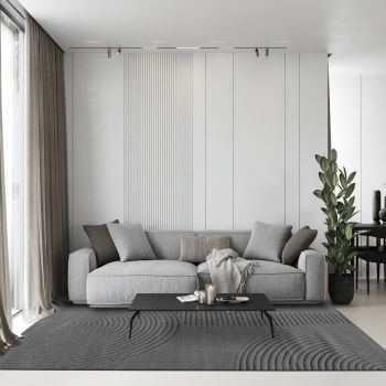 Tapis YUKA gris