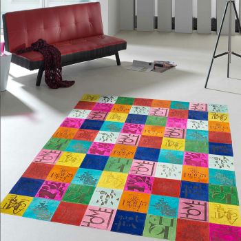 Tapis POP ROCK AND ROLL multicolore
