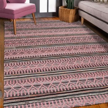 Tapis VORELA rose