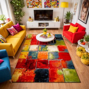 Tapis BELO 2 multicolore