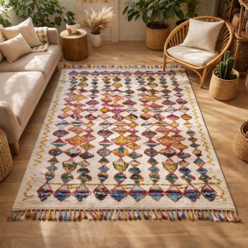 Tapis BERBER TRIBAL MK 01 multicolore