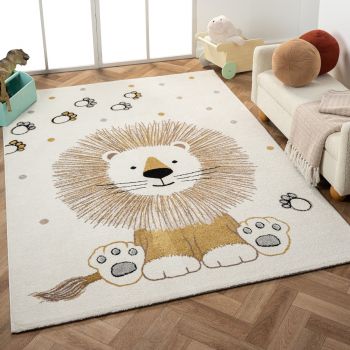 Tapis enfant SWEETLION écru