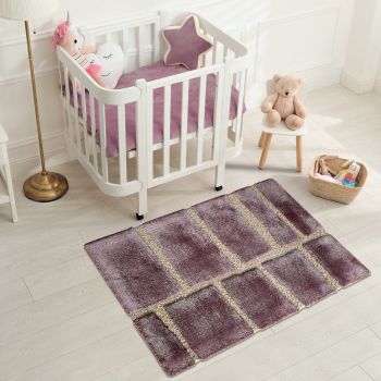 Tapis SOLACE violet, crème