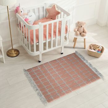 Tapis AMELO rose, beige