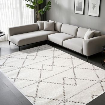 Tapis TRIBE crème, taupe