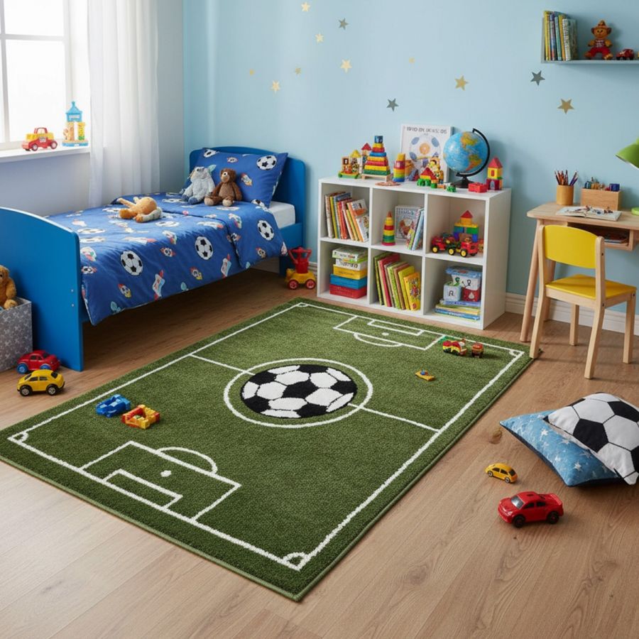 Tapis SCORE vert, blanc