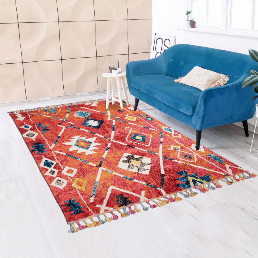 Tapis vintage Marocain Berber fait main, 1P111