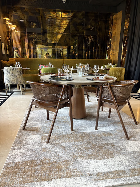 Tapis design restaurant La Pergola Maroc