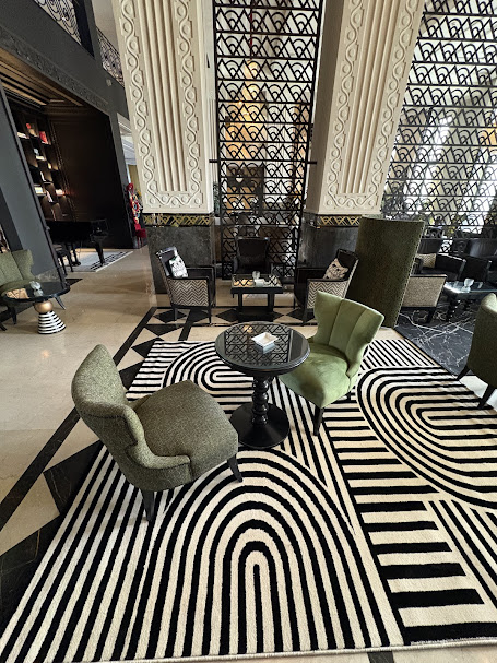 Revêtement sol lobby Le Casablanca Hôtel